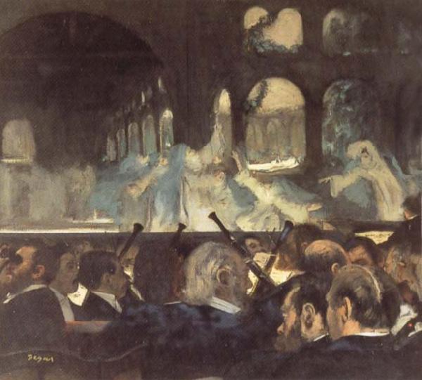 Edgar Degas The Ballet from Robert le Diable oil painting image
